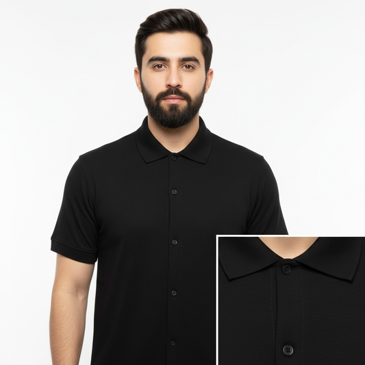 Black Button Shirt Factory Shop